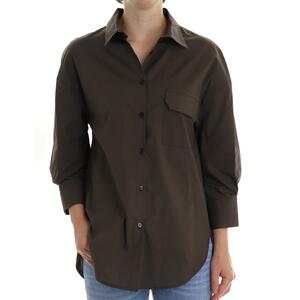CAMICIA TASCHINO MORO